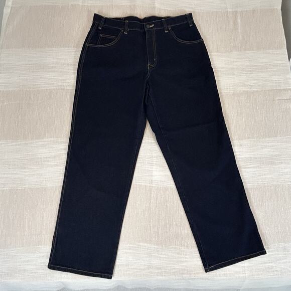 CINTAS Other - 394 Denim CINTAS Men's Jeans 34x30 Blue Straight Leg Industrial Heavy Work Pants